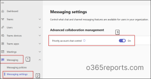 Enable Priority account chat controls 