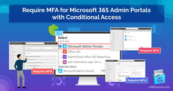 Require MFA for Microsoft 365 Admin Portals with Conditional Access