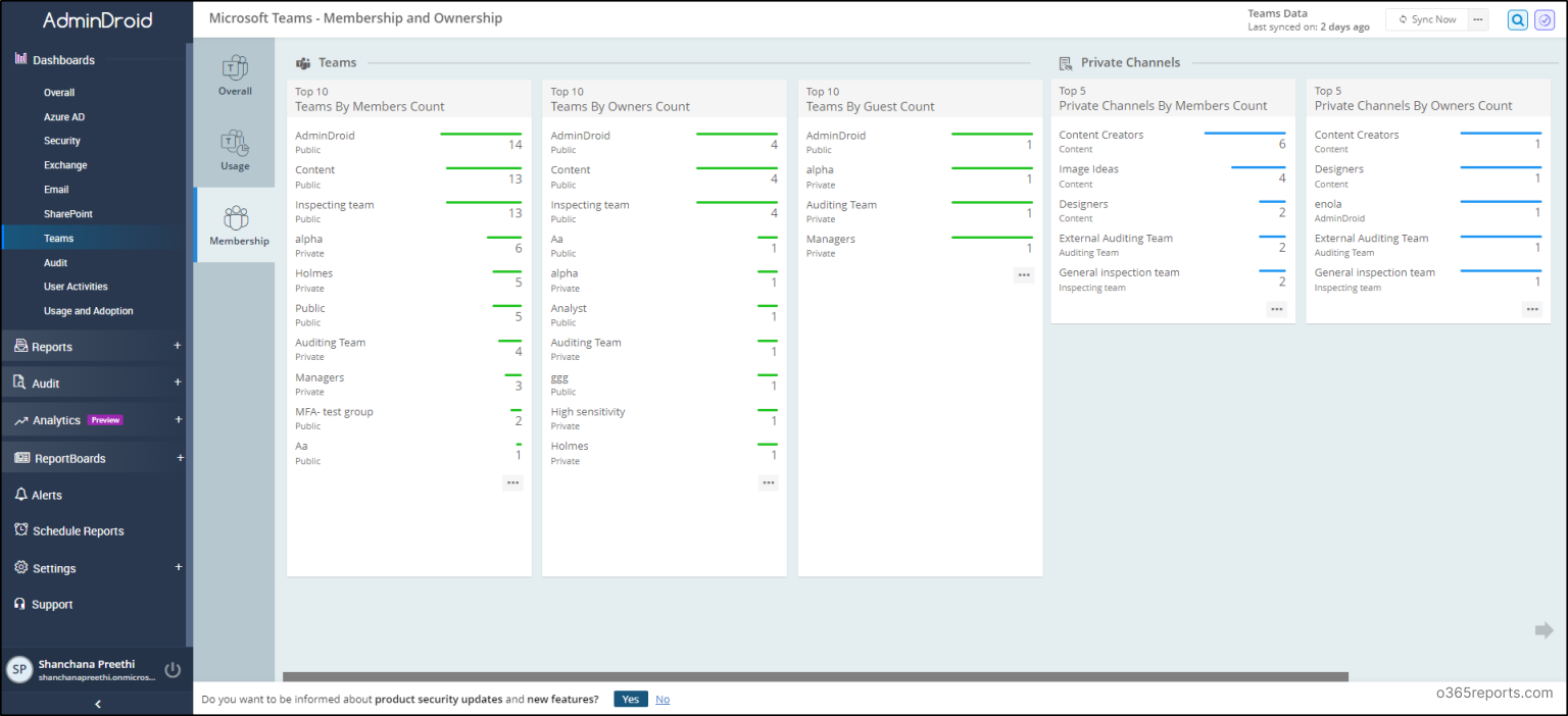 Find Microsoft Teams Private Channel Membership Report with PowerShell