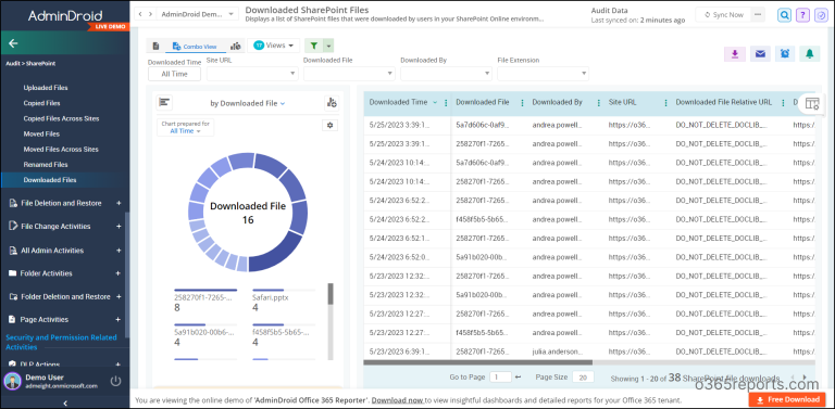 Audit File Downloads in SharePoint Online Using PowerShell