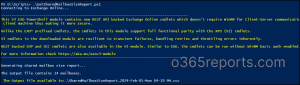 Get Shared Mailbox Size Report Using PowerShell