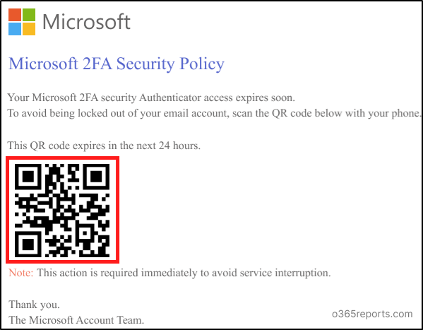 Detect and Prevent QR Code Phishing in Microsoft 365 - Office 365 Reports