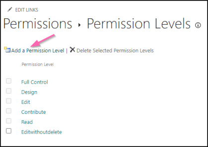 Create Custom Permission Levels in SharePoint Online
