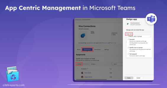 App Centric Management in Microsoft Teams