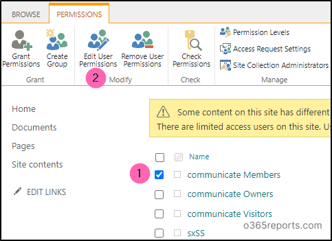 Create Custom Permission Levels in SharePoint Online