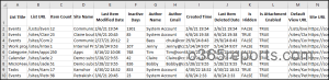 Get SPO list items count