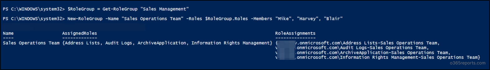 Create and Manage Role Groups in Exchange Online