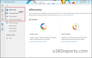 Modernized new eDiscovery experience in MS Purview