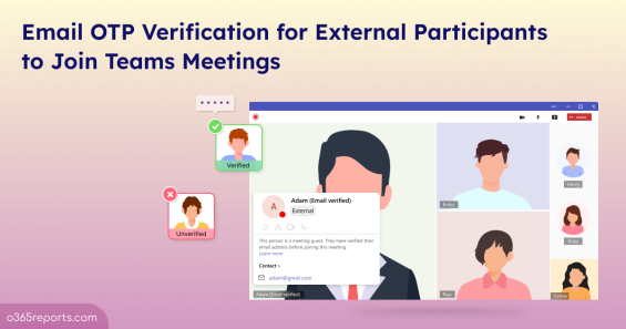 Email OTP Verification for External Users to Join Teams Meetings