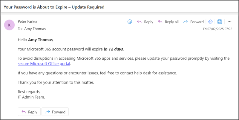 Password Expiration Notification in Microsoft 365