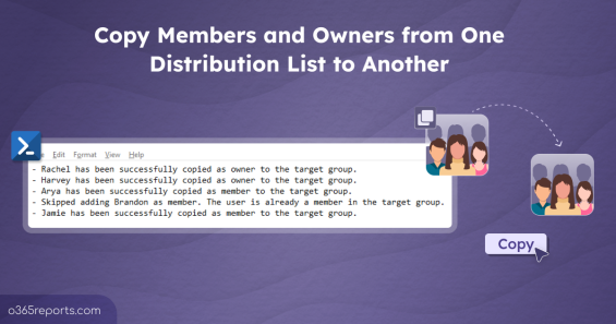 Copy Members from One Distribution List to Another