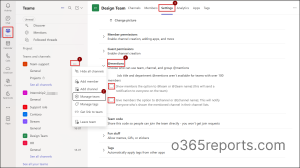 Mentions set up