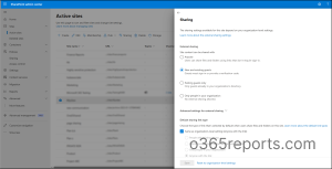 Site-level Sharing Settings in SharePoint