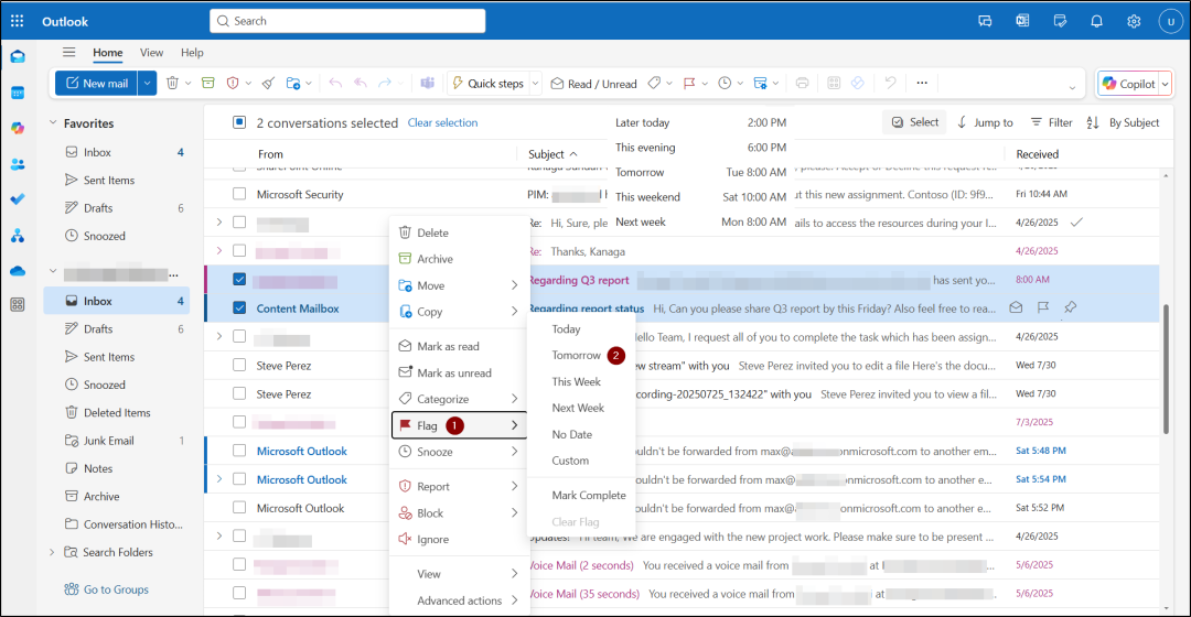 How to Manage Emails in Microsoft Outlook