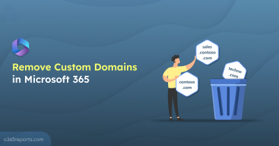 Remove Custom Domains in Microsoft 365 Remove custom domain in M365