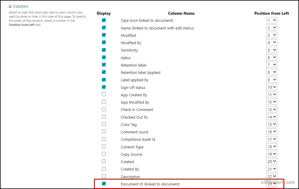 How to Activate Document ID Service in SharePoint Online