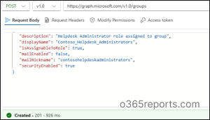 Create Role-Assignable Groups Using Microsoft Graph API