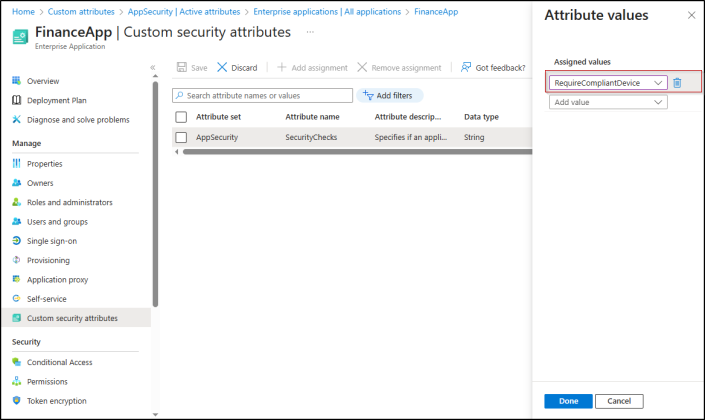 Configure Conditional Access with Custom Security Attributes
