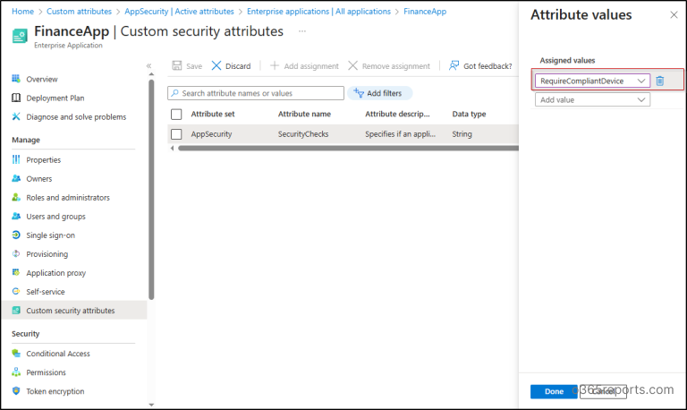 Configure Conditional Access with Custom Security Attributes