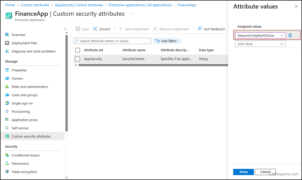 Security Attributes Configure Conditional Access with Custom Security Attributes