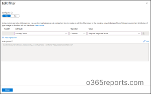 Configure Conditional Access Policy Using Custom Security Attributes
