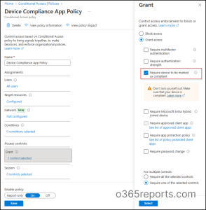Filter for application in CA policy