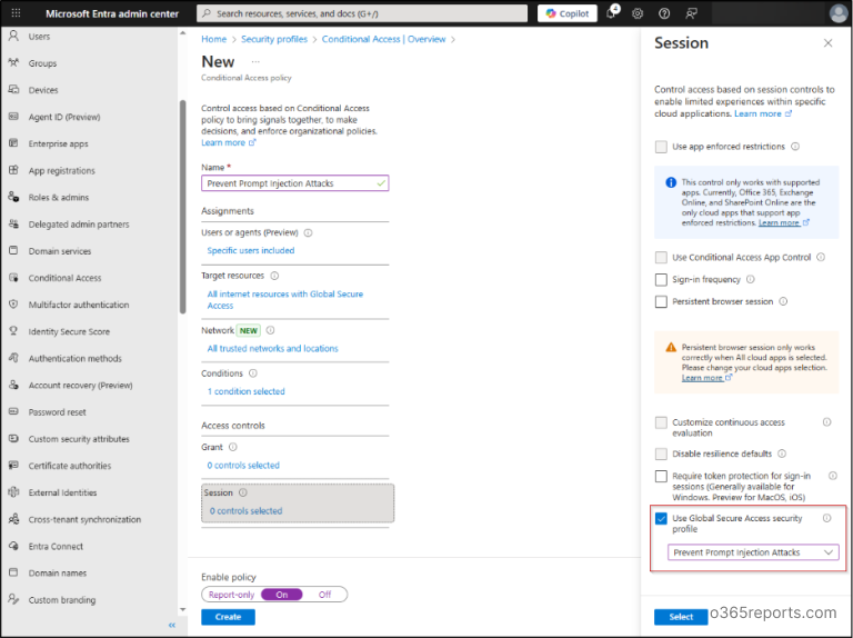 Create a Prompt Policy to Protect Gen AI Apps in Microsoft 365