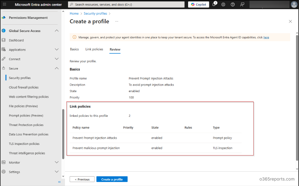 Create a Prompt Policy to Protect Gen AI Apps in Microsoft 365