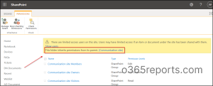 How to check permission inheritance for SharePoint Folders