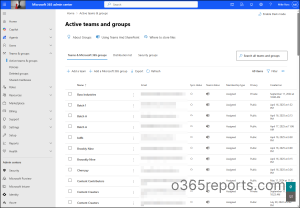 Manage Groups in Microsoft 365 admin center
