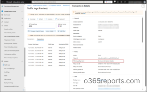 Traffic Logs in Global Secure Access