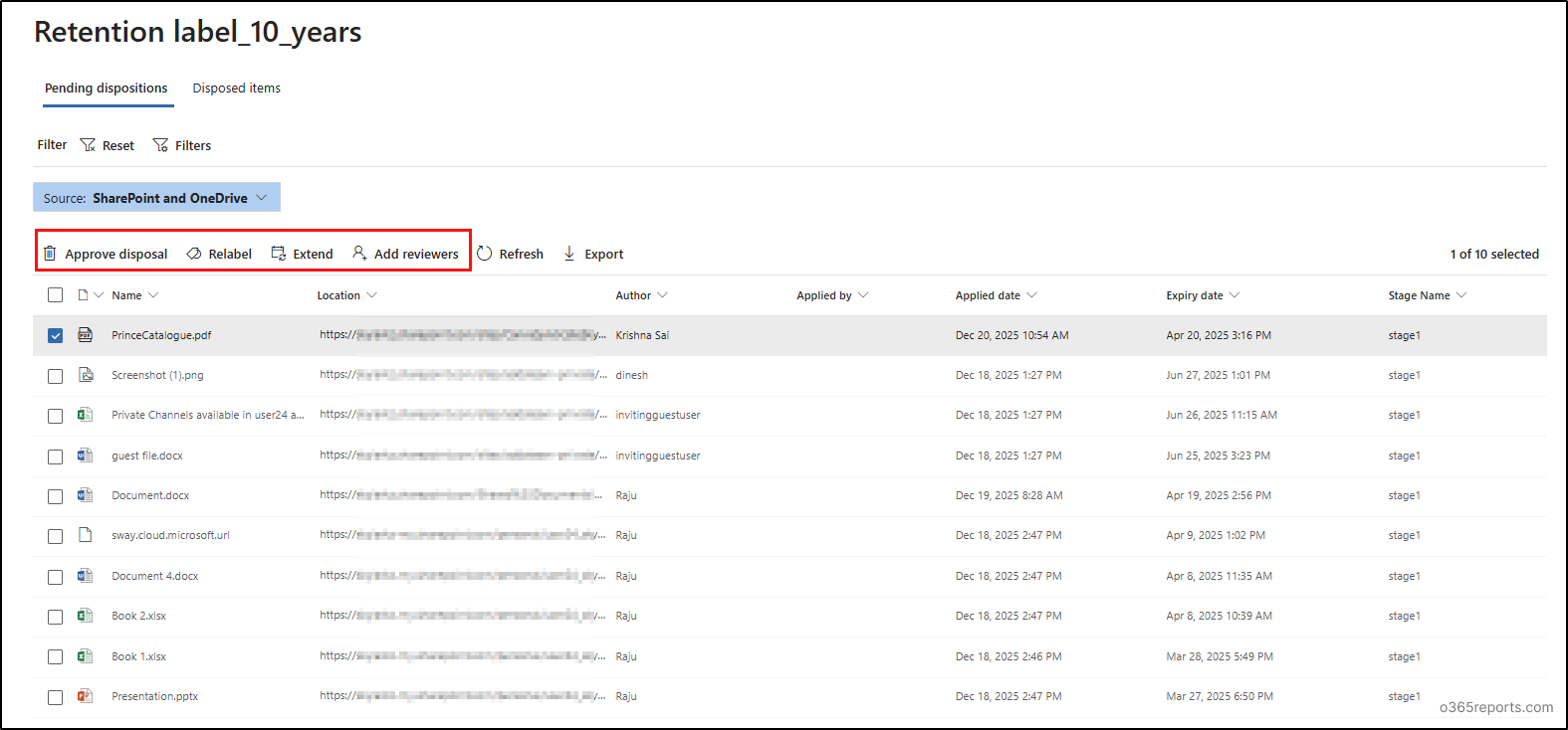 disposition-review-page