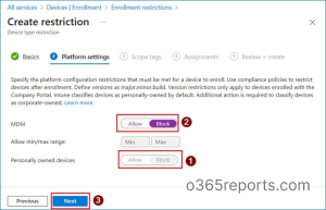 restrict-personal-device-registration-in-intune