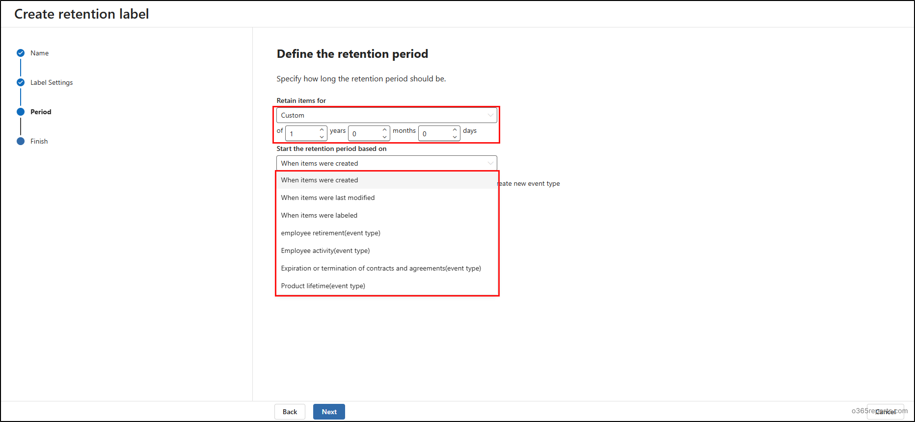 retention-period-for-disposition-review