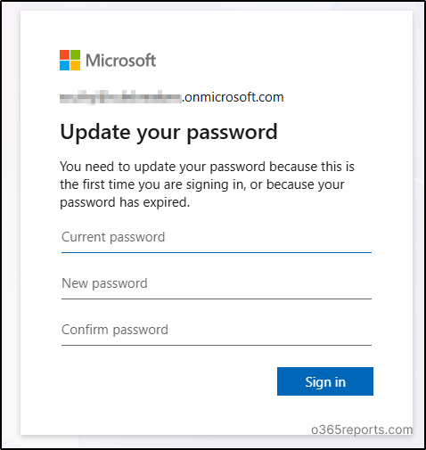 Change User Password
