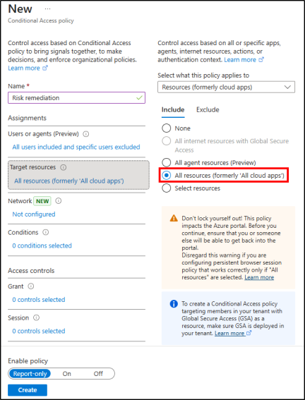 Enable Remediation for Risky Users in Microsoft 365