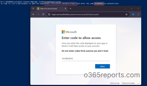 InteractiveBrowserCredential Authenticaion Failed: A window handle must be configured