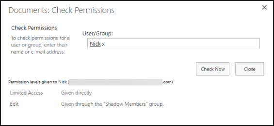 Limited Access in SharePoint Online