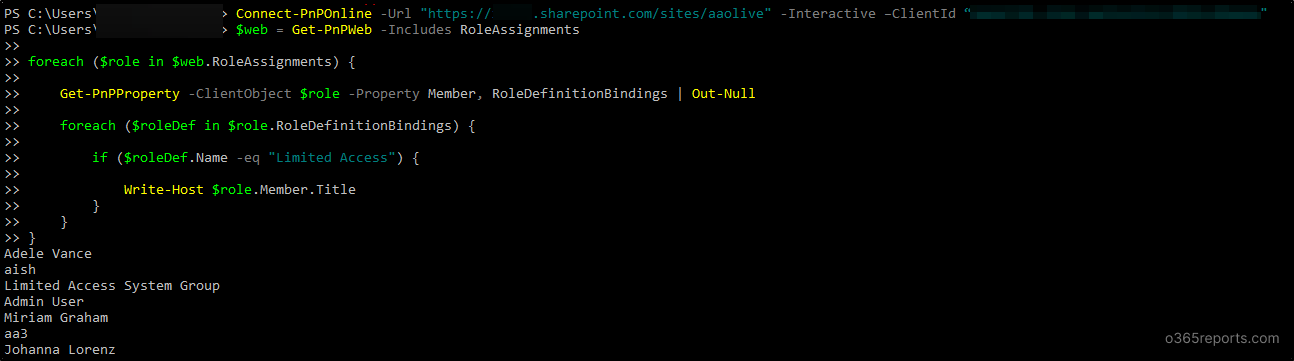 Limited Access Using PowerShell