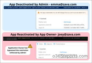Re-Enable Disabled Sign-In for an Application