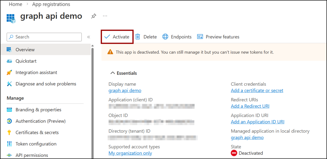 How to Temporarily Disable Sign-ins for Entra Applications