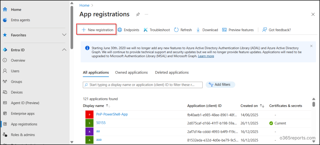 Difference between App Registrations and Enterprise Apps