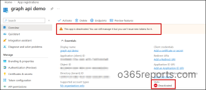 verify app deactivation status