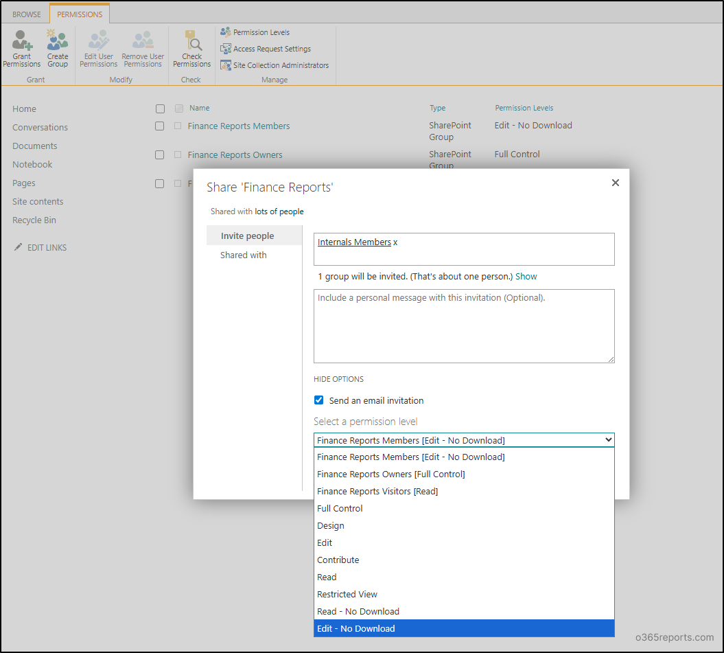 Block File Downloads in SharePoint Using Custom Permission Levels