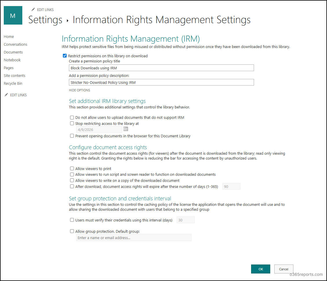 Information RIghts Management