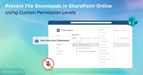 How to Let Users View/Edit Files in SharePoint Without Allowing Downloads