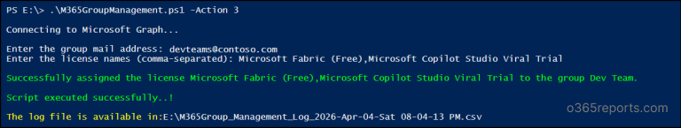 Manage Microsoft 365 Groups Using a PowerShell Script