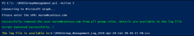 Manage Microsoft 365 Groups Using a PowerShell Script