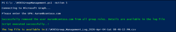 Manage Microsoft 365 Groups Using a PowerShell Script