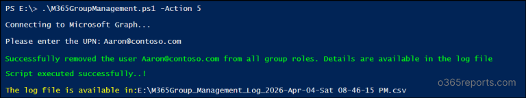 Manage Microsoft 365 Groups Using a PowerShell Script